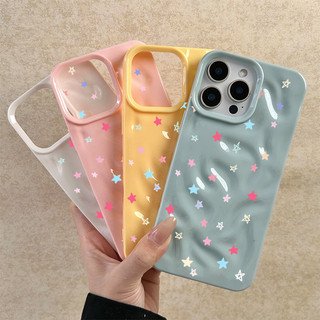 Ốp lưng thư cho iPhone 17 16 15 14 13 12 11 7 8  Ngôi sao rực rỡ XS XR XSMAX  silicon TPU mềm điện thoại trầyrơi