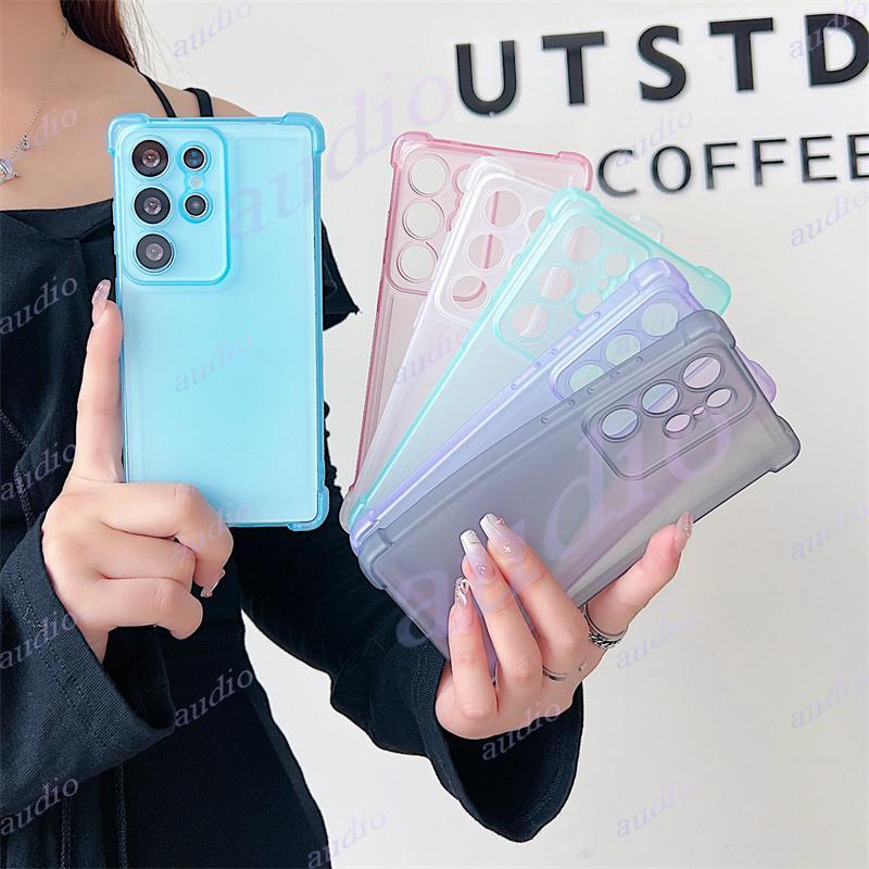Ốp điện thoại chống sốc cho Samsung A57 5G Ice Mist Skin cho Samsung Galaxy A57 A37 A27 A17 A07 5G 4G 2026 Ốp lưng mờ chống rơi bốn góc cho SamsungA57 SamsungA07 5G
