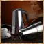 Máy làm Espresso bếp cảm ứng bằng thép không gỉ, Cà phê phong cách Ý với nồi Moka trong Chrome hiện đại
