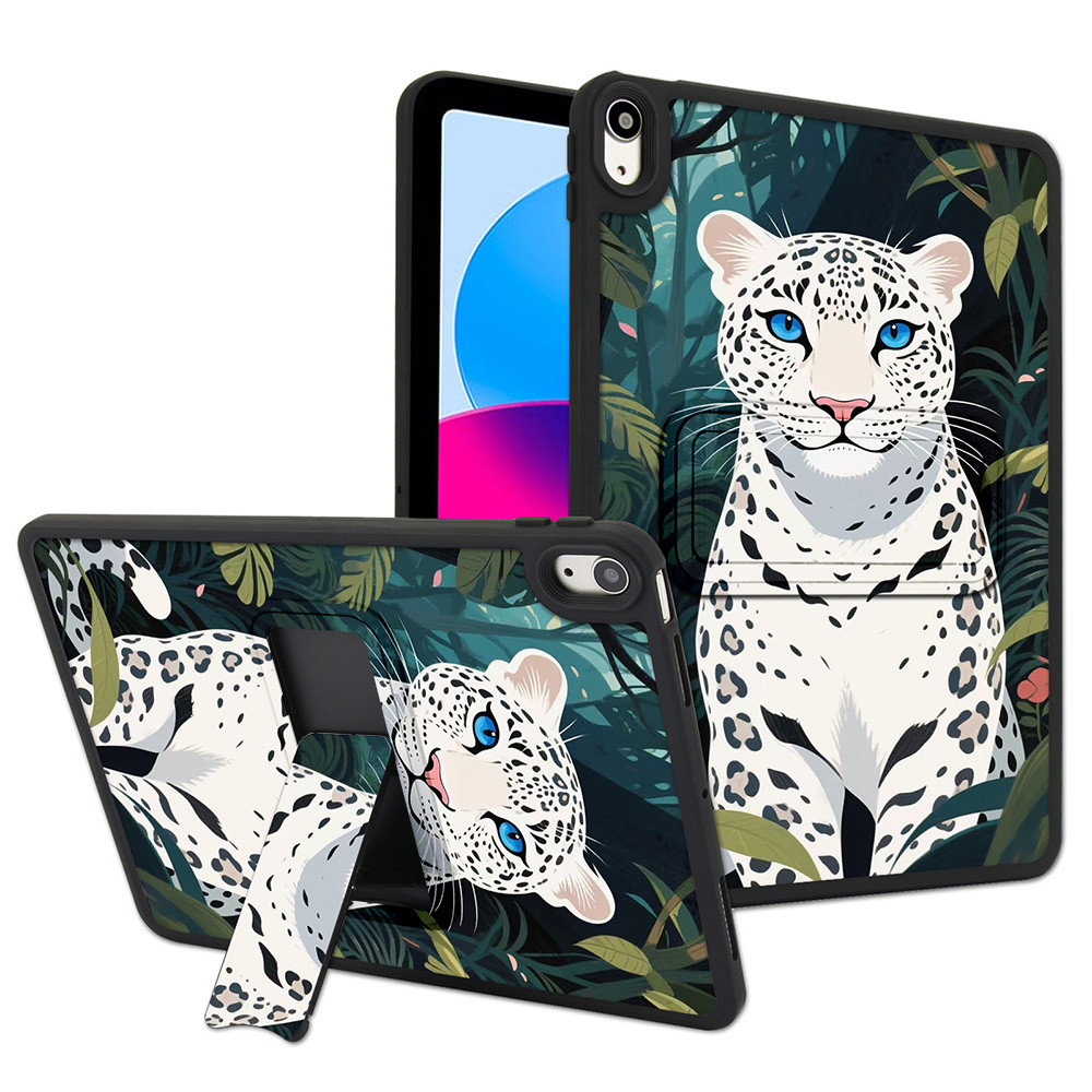 Vỏ Cứng Mờ Đứng Tuya Động Vật Cho IPad Mini 4 5 6 7 8 9 10 11 12 A16 A19 A17Pro A17 Pro Air 2 3 4 5 6 7 8 10.9 "10.2" Pro11 Pro112.9 Air M2 M3 M4 M5