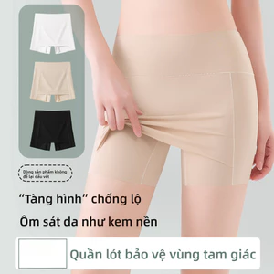 Quần short an toàn cho nữ, vải Cotton liền mạch, chống chói, đau bụng mùa hè.