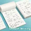 Giấy cào AMLU 40 / 100 Tờ, Tấm cào bảo vệ mắt A4 / B5, Viết mượt mà Trống / Lưới / Phân vùng Notepad Văn phòng trường học