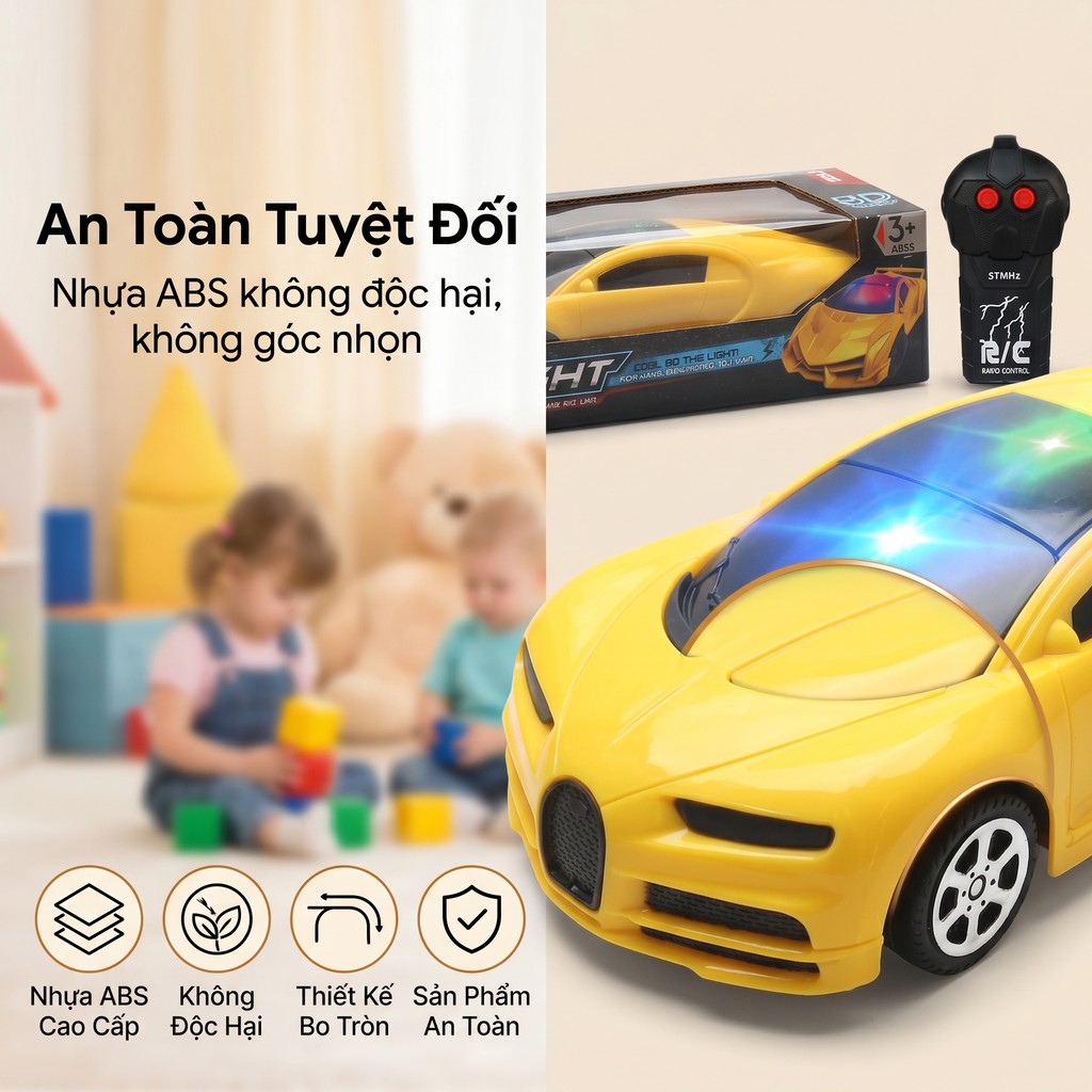 Xe đua điều khiển từ xa điện cho trẻ em tốc độ cao sử dụng ngoài trời đồ chơi dành cho bé trai quà tặng
