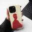Art Red Shadow Thích hợp cho iPhone 17Promax 16Pro 15 11 12 13 14 xs XR 17Air Ốp cứng hai lớp chống sốc DWEB