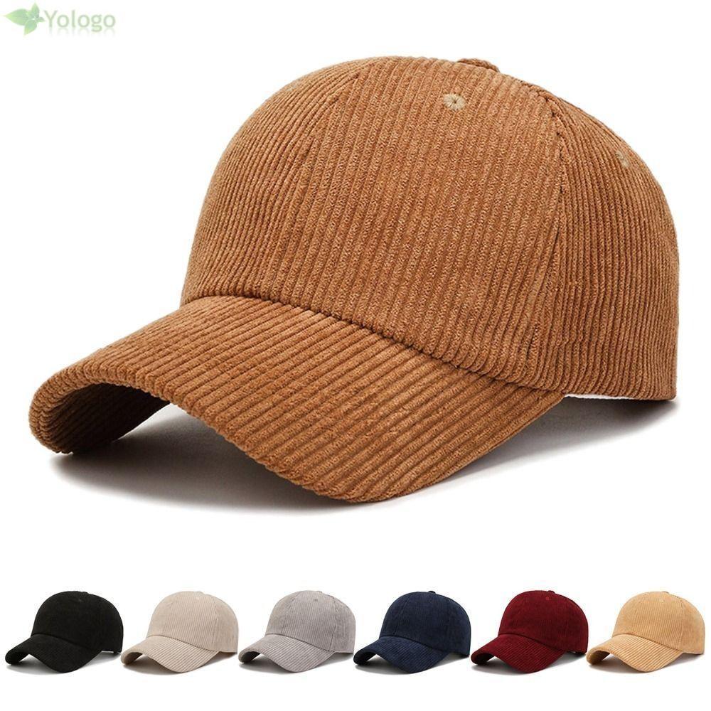 Mũ bóng chày YOLOGO unisex, điều chỉnhsize phù hợp, phong cách cổ điểnsnapback màu trơn
