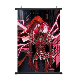 Tôi Nâng Cấp Solo San Bằng Một Mình Solo San Bằng Tranh Anime Hàng Hóa Poster Cuộn Tranh Trong Nhà Phòng Ngủ Trang Trí Tranh 26.4.22