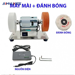Bộ máy mài dao kéo mini, Máy mài đa năng bằng điện, Điều chỉnh 12 tốc độ  AIMVUKES