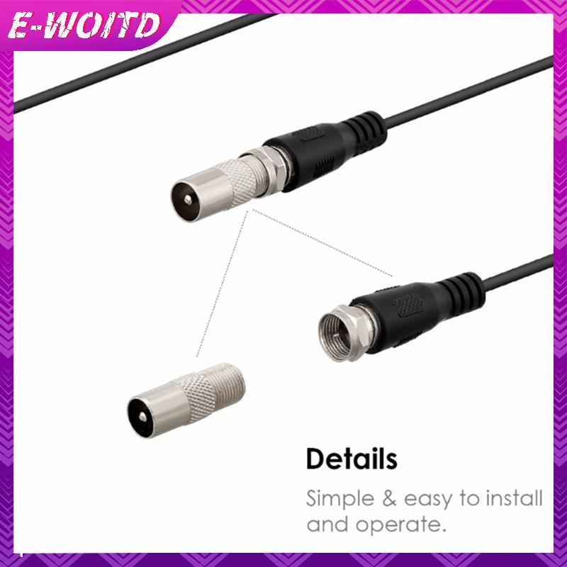 Ăng-ten TV E-WOITD HDTV DVB-T2 Flat HD Kỹ Thuật Số Trong Nhà Khuếch Đại Phạm Vi 50 Dặm TVFox E-WOITD