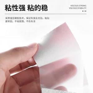 Băng Phản Quang Màu Đỏ Trắng Thân Miếng Dán Hộ Gia Đình Phản Quang Miếng Dán Cảnh Báo Đường Bộ Ký Băng Phản Quang Giao Thông Nhãn Dán Phản Quang NLRH