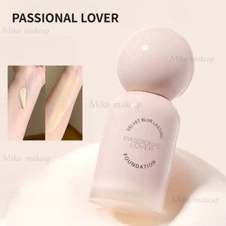 PASSIONAL LOVER Kem nền Kem nền dạng lỏng không bong tróc 4.0 Lớp trang điểm nền vừa vặn Che giấu khuyết điểm và bền màu mãi mãi