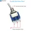 MTS-102 10 Chiếc SPDT TRÊN / BẬT Cho Công Tắc Chuyển Đổi 3-Pin 6A 125V AC Công Nghiệp