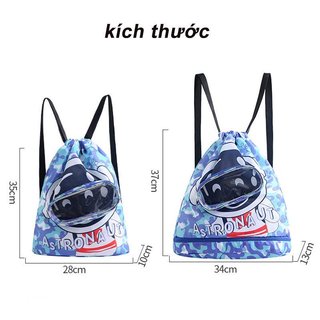 Túi Bơi Cho Bé Chống Thấm Nước Khô Ướt Túi Riêng Biệt Ngăn Giày Dung Tích Lớn Bể Bơi Đi Biển