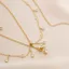 Dây thắt lưng NICOLOO Boho, Mặt dây chuyền thả nước Dây thắt lưng bụng hai lớp, Dây đeo thắt lưng kiểu Goth Vàng bạc Màu bạc lấp lánh Zircon Mùa hè