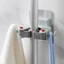 Kẹp Giữ Cây Lau Nhà Kèm 2 Móc Phụ Treo Đồ - Móc Treo Chổi, Treo Ô, Đồ Dùng