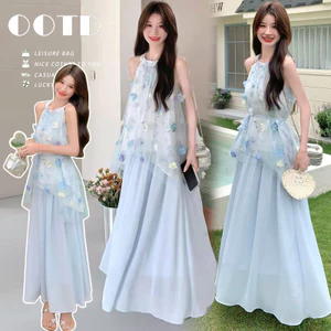 Trang phục bà bầu Thiết kế mùa hè Váy kiểu Pháp