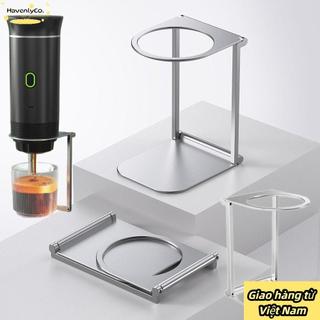 [Vận chuyển nhanh] Giá đỡ máy pha cà phê HAVENLYCO, Giá đỡ bộ lọc nhỏ giọt hợp kim nhôm chắc chắn, Giá đỡ bền di động có thể gập lại