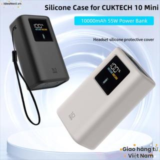 [Vận chuyển nhanh] Silicone IDEANEST, Bảo vệ mềm chống bụi, Di động có tay cầm Vỏ bảo vệ chống sốc cho CUKTECH Model 10 Mini 10000mAh 55W Power Bank Travel