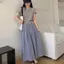 Váy caro cổ điển, form A-line ôm body, màu sắc đa dạng
