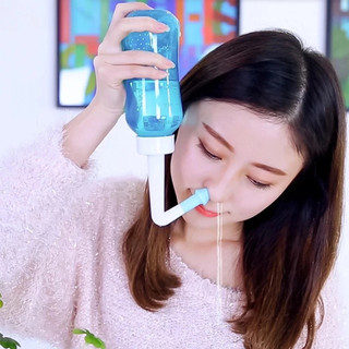 【Hỷ】Bình rửa mũi Water Pulse 300ml, ngăn ngừa viêm xoang và bệnh hô hấp, lý tưởng cho người thường xuyên tiếp xúc bụi.
