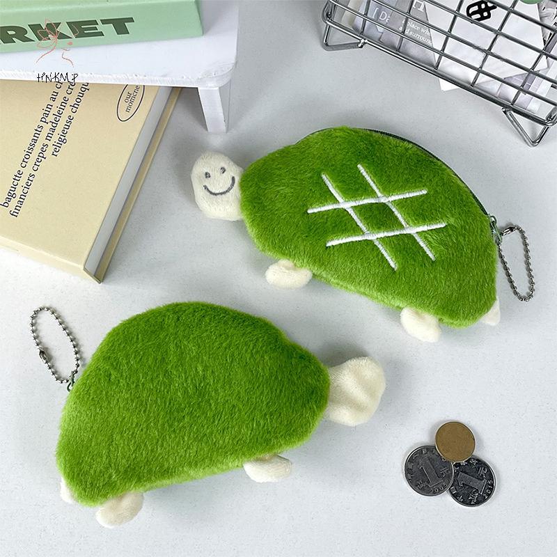 HNKMP Hoạt Hình Rùa Sang Trọng Ví Đựng Tiền Xu Thời Trang Sáng Tạo Ví Động Vật Mini Dễ Thương Túi Bảo Quản Bapa Mặt Dây Chuyền Đồ Dùng Học Tập Quà Tặng.