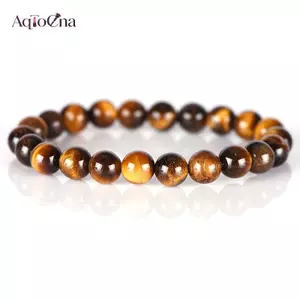 Vòng tay hạt đá hổ mắt tự nhiên - Phong thủy may mắn, phù hợp trang sức cho cả nam và nữ