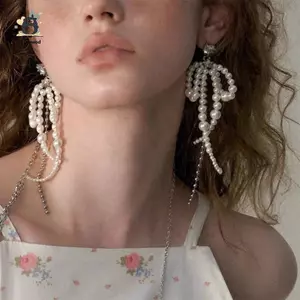 Bông tai nữ phong cách Hàn Quốc với pha lê sang trọng, thanh lịch - Perfect cho trang phục dự tiệc và làm quà tặng mới