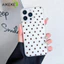 Ốp điện thoại trong suốt mờ chấm bi mới cho Redmi Note 10 Pro Max Lite 10S 9 Pro Max 9S 5G 4G Ốp lưng màu kẹo Cặp đôi đơn giản Vỏ mềm mờ chống rơi
