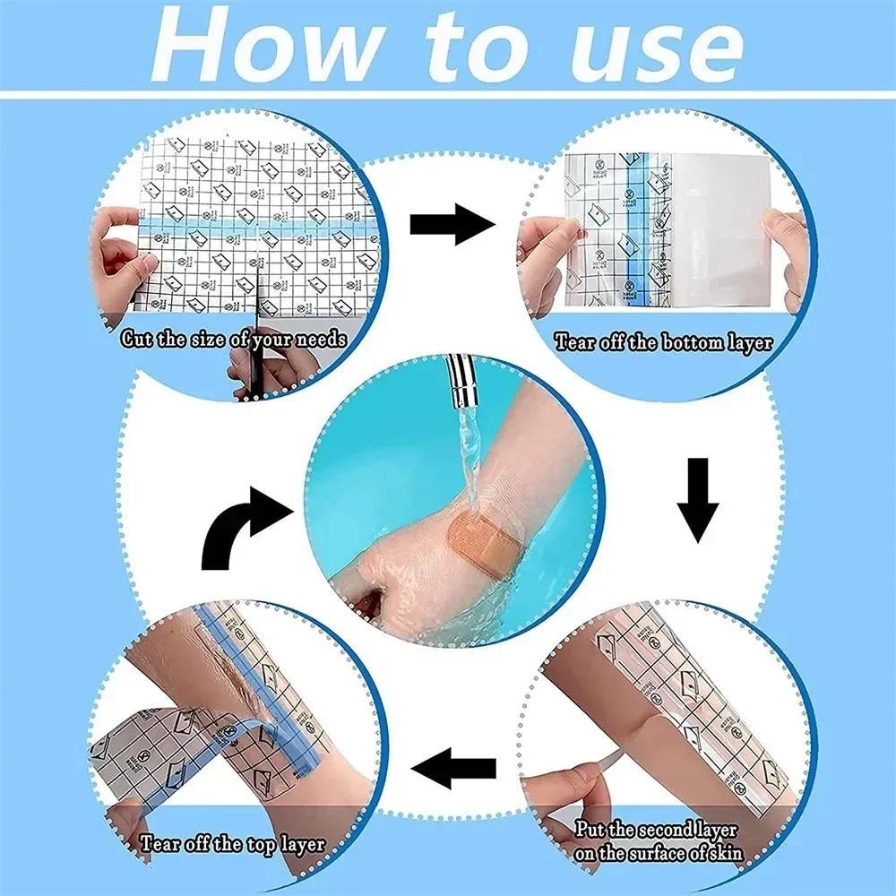 2026 Phim Chống Thấm Nước Băng PU Cho Chăm Sóc Sau Bảo Vệ Da Chữa Bệnh Hình Xăm Băng Dính Sửa Chữa