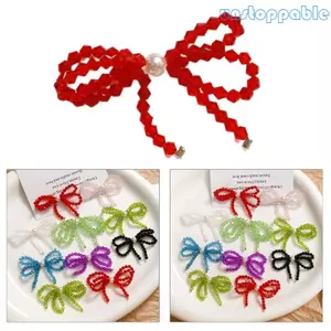 Unstop * Nơ Mặt Dây Chuyền Trang Sức Quyến Rũ DIY Phụ Kiện Trang Sức Chất Liệu Acrylic Cho DIY