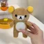 Spike Price Sáng Tạo Rilakkuma Mất Tai Búp Bê Hoạt Hình Sang Trọng Đồ Chơi Búp Bê Dễ Thương Rilakkuma Mặt Dây Chuyền Quà Tặng
