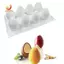 Khuôn Silicon Trứng Phục Sinh Tám Lỗ Ba Chiều Hình Trứng Thạch Cao Khuôn DIY Handmade Trang Trí Nhà Cửa Cho Lễ Phục Sinh