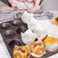 TRTR 50 Chiếc Họa Tiết Hoa Tulip Muffin Cupcake Cốc Giấy Chống Dầu Cupcake Lót Nướng Muffin Cốc Đựng Bánh Dụng Cụ Trang Trí Muffin Bọc Trường Hợp VN