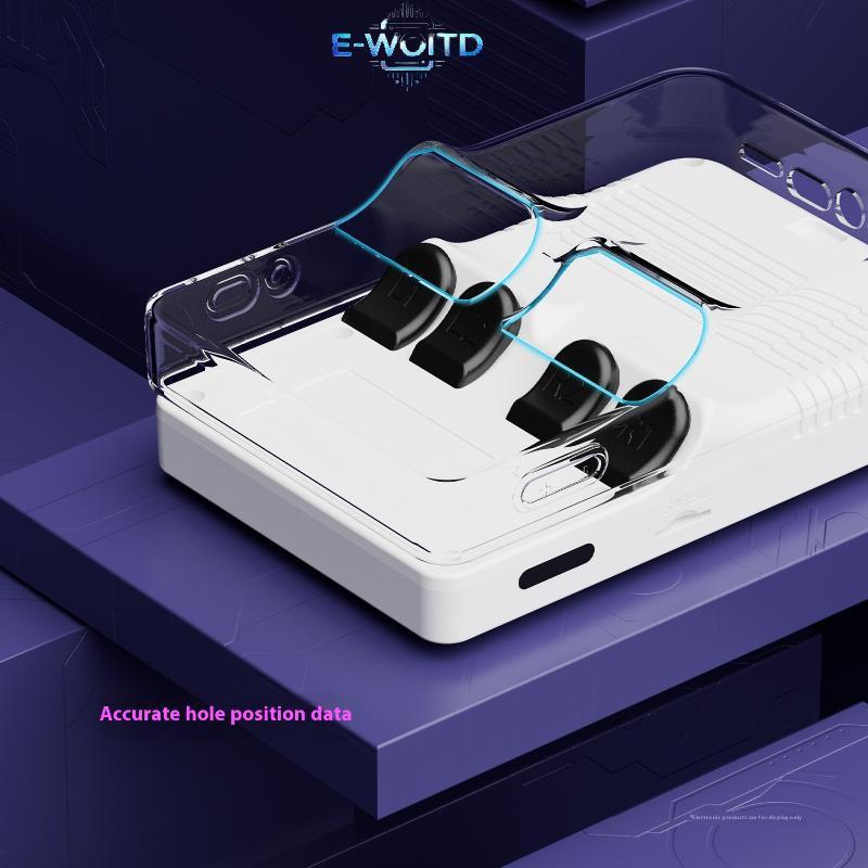 E-WOITD 1 Cái Trong Suốt Cầm Tay Chơi Game Vỏ Bảo Vệ Tích Hợp TPU Mềm Cho R36s Vỏ Bảo Vệ E-WOITD