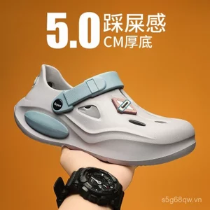 Giày xỏ lỗ phong cách sáng tạo Cặp đôi mặc bên ngoài Chống trượt đế dày