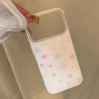 [Sheren] Ốp điện thoại Graffiti Star đầy màu sắc Thích hợp cho i17 16 15 14 13 12 11 pro max Vỏ bảo vệ chống sốc