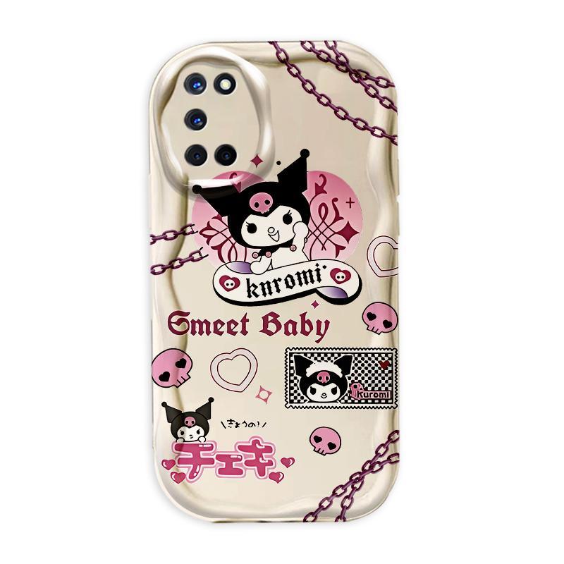 Thích hợp cho điện thoại thông minh 3D OPPO A52 A72 A92 TPU mềm Kuromi Cinnamoroll Vỏ điện thoại chống sốc