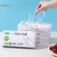 TRTR 100 Chiếc Găng Tay Cao Su Miễn Phí PE Găng Tay Dùng Một Lần Trong Suốt Axit Chống Trơn Trượt An Toàn Làm Việc Cấp Thực Phẩm Hộ Gia Đình Găng Tay Vệ Sinh VN