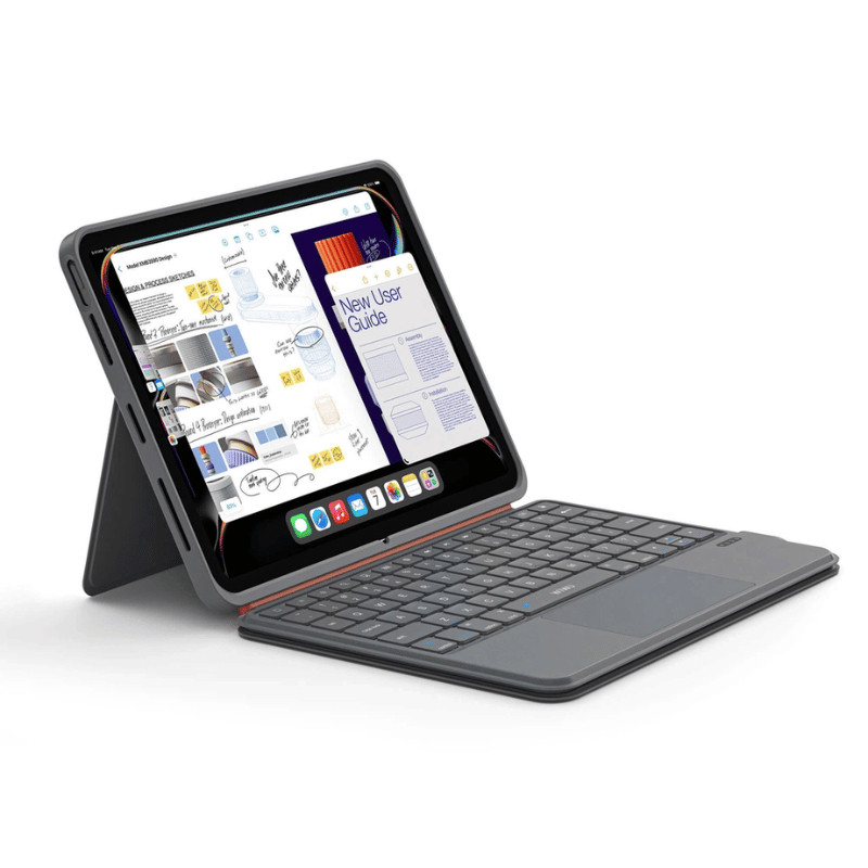 [Chính Hãng] Case/Bao Da Bàn Phím WiWU 3in1 Magnetic Keyboard MK-005 Bluetooth 5.3 Cho iPad Air / Pro