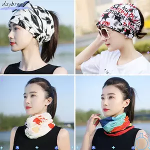 Turban DAYBREAK, Mũ Baotou lụa băng mềm, Khăn trùm đầu chống nắng thoáng khí thời trang dành cho nữ