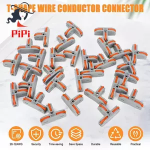 Đầu nối dây một trong hai đầu nối hình chữ T Lever Nut Đầu nối dây Khớp nối có thể cố định bộ chia
