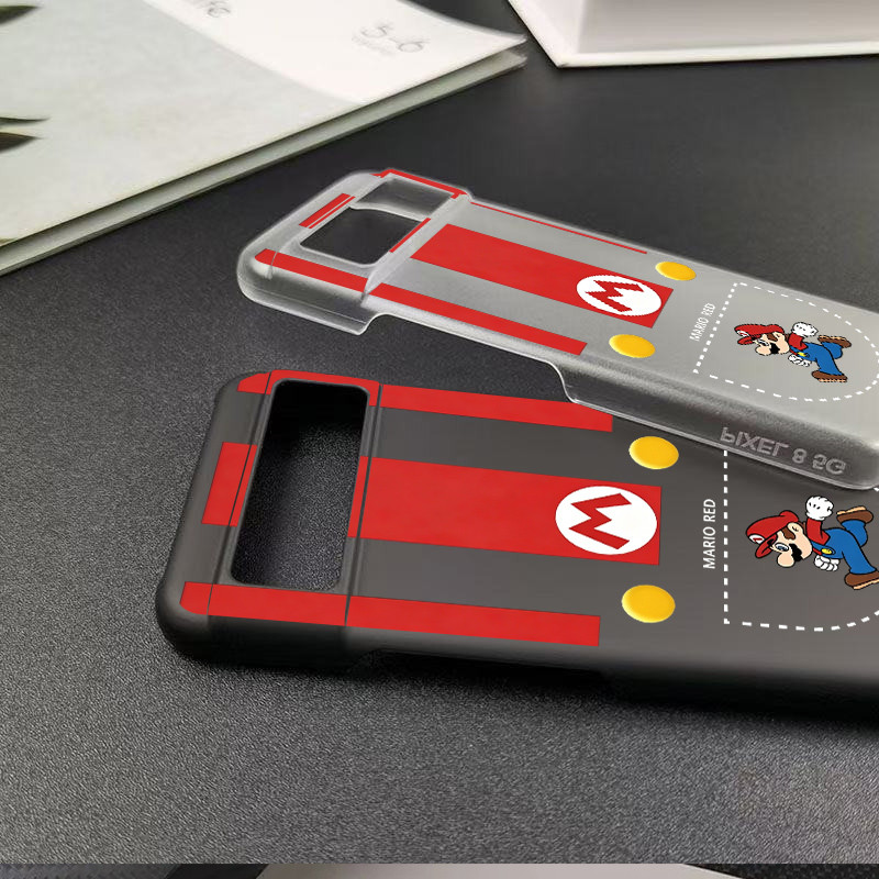 Dành Cho Google Pixel 11 Pro 10A 10 Pro XL 9A Pixel 8 7A 7Pro 6A 5A Super Mario Micro Matte Mỏng Vỏ Điện Thoại Cứng Cho / Quấn Nửa Google Pixel Cover