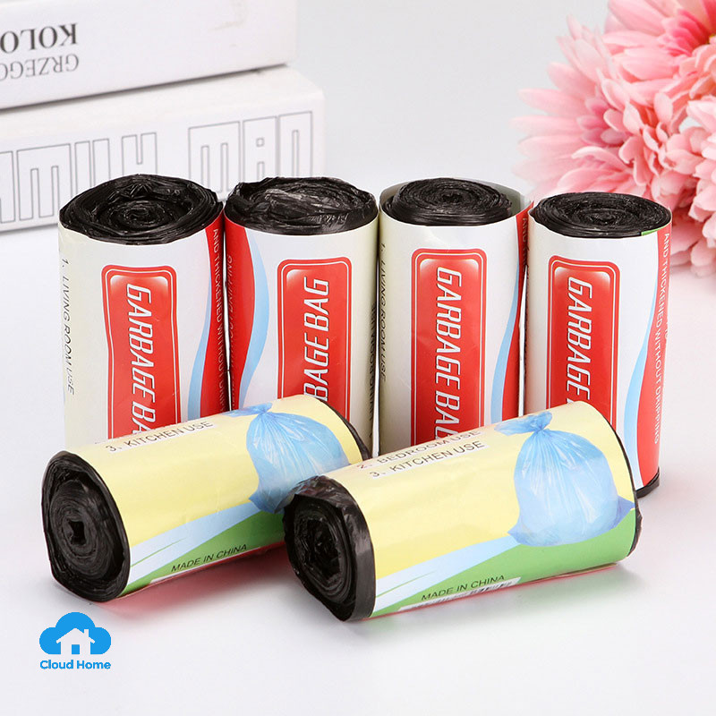 🌤️COD🌤️Bao Rác, Túi đựng rác ĐEN đựng NƯỚC lẫn rác DAI DÀY thân thiện HDPE không hôi TIẾT KIỆM 50cmx60cm
