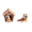 < Pluscloth > Bức tượng ngôi nhà chó Mini in 3d có khớp di chuyển – Tượng chó con dễ thương Đồ chơi thần tài giảm căng thẳng Văn phòng tại nhà Trang trí máy tính để bàn cho người mua Đông Nam Á Fidget Do