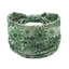 Băng đô BORAGETE Boho, Băng đô thắt nút hoa Mandala co giãn, Thời trang viền rộng thấm mồ hôi bằng vải Cotton rộng Headwrap Phụ kiện tóc