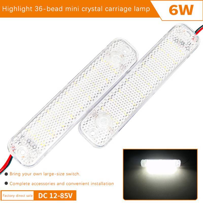 Đèn LED vòm ô tô KUZHEN 36LED 12V-85V Tru Đèn nội thất có công tắc Đèn trần đọc sách ban đêm cho RV Motorhomes Marine HOT
