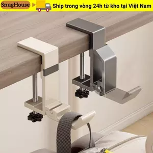 Móc treo SNUGHOUSE, Giá đỡ bàn làm việc bằng hợp kim nhôm di động, Giá đỡ túi xách có thể tháo rời đa chức năng không cần đục lỗ