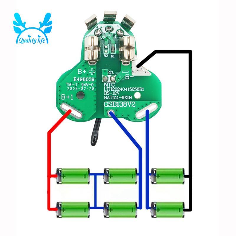 Bảng mạch bảo vệ sạc pin Li-Ion BAT411 cho pin 10.8V 12V Dụng cụ điện không dây