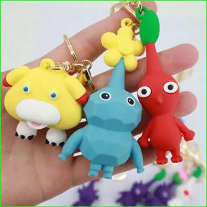 HT3 Pikmin4 3D Hình Móc Khóa Trò Chơi Ngoại Vi Búp Bê Mặt Dây Chuyền Túi Treo Móc Khóa TH3