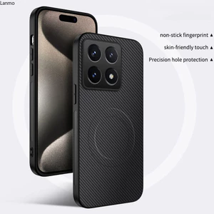 Vỏ Chống Sốc Cho Xiaomi 14T / 14T Pro 5G Luxury Matte Case Vỏ Sạc Không Dây Kinh Doanh