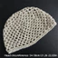 Mũ beanie MERIGGIARE, Mũ dệt kim thủ công rỗng, Mũ dưa lưới mỏng móc thoáng khí cổ điển cho mùa xuân hè